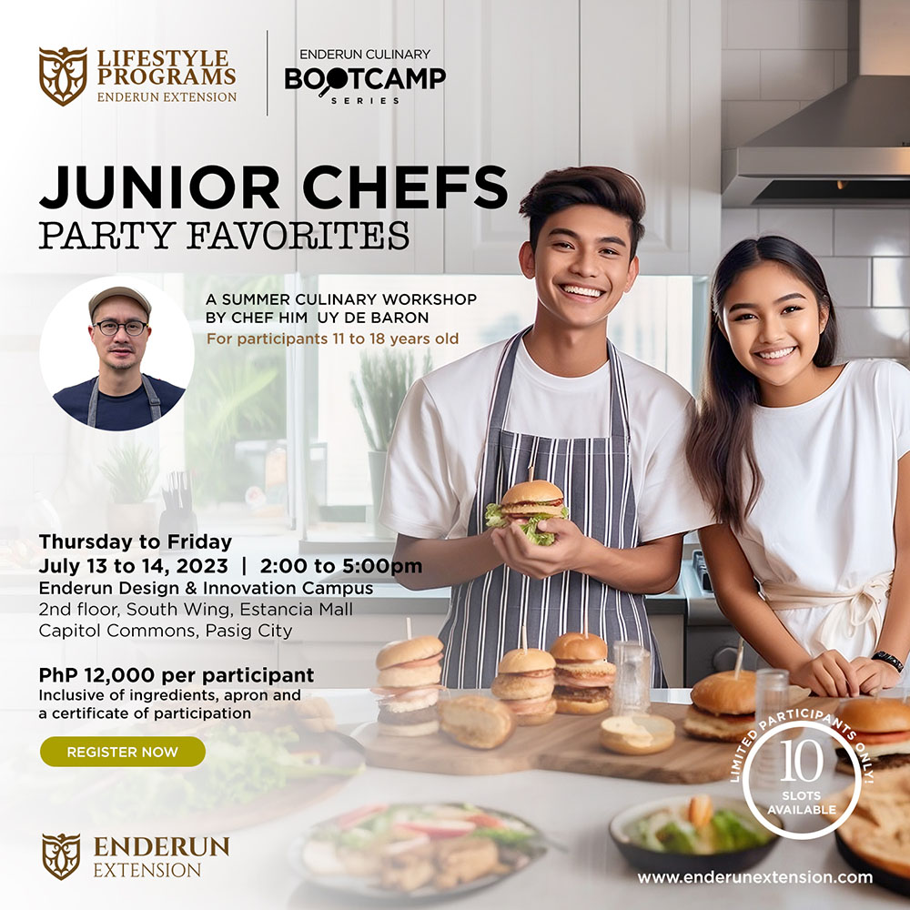 Enderun Culinary Bootcamp by Chef Him Junior Chefs Party